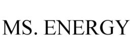MS. ENERGY trademark