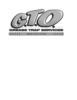 G.T.O. GREASE TRAP SERVICES 800.723.1770 trademark