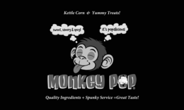 MONKEY POP KETTLE CORN & YUMMY TREATS! SWEET, SAVORY & SPICY! QUALITY INGREDIENTS + SPUNKY SERVICE =GREAT TASTE! IT'S POPALICIOUS! trademark