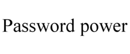 PASSWORD POWER trademark