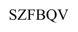SZFBQV trademark