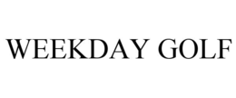 WEEKDAY GOLF trademark