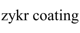 ZYKR COATING trademark