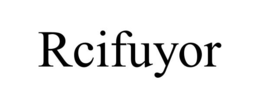 RCIFUYOR trademark