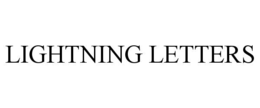 LIGHTNING LETTERS trademark