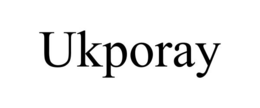 UKPORAY trademark