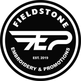FIELDSTONE EMBROIDERY & PROMOTIONS FEP EST. 2019 trademark
