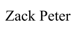 ZACK PETER trademark