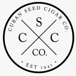 CUBAN SEED CIGAR CO. EST 1941 S C C CO. trademark