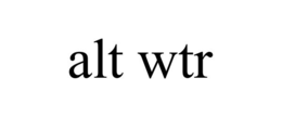ALT WTR trademark