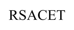 RSACET trademark