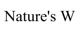 NATURE'S W trademark
