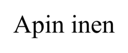 APIN INEN trademark