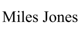 MILES JONES trademark