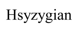 HSYZYGIAN trademark