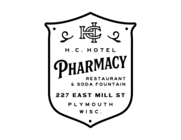 HC H.C. HOTEL PHARMACY RESTAURANT & SODA FOUNTAIN 227 EAST MILL ST PLYMOUTH WISC. trademark