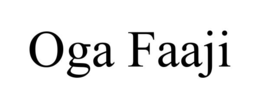 OGA FAAJI trademark