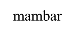 MAMBAR trademark