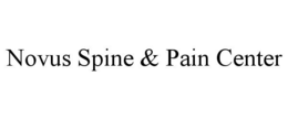 NOVUS SPINE & PAIN CENTER trademark