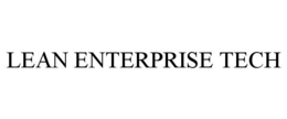 LEAN ENTERPRISE TECH trademark