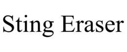 STING ERASER trademark