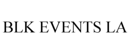 BLK EVENTS LA trademark