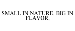 SMALL IN NATURE. BIG IN FLAVOR. trademark