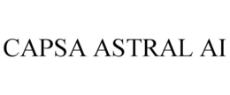 CAPSA ASTRAL AI trademark