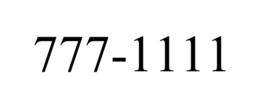 777-1111 trademark