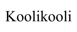 KOOLIKOOLI trademark