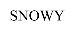 SNOWY trademark