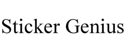 STICKER GENIUS trademark