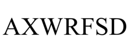 AXWRFSD trademark