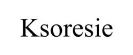 KSORESIE trademark