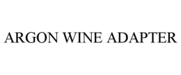 ARGON WINE ADAPTER trademark