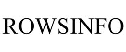 ROWSINFO trademark