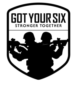 GOT YOUR SIX STRONGER TOGETHER trademark