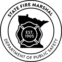 STATE FIRE MARSHAL DEPARTMENT OF PUBLIC SAFETY EST. 1905 trademark