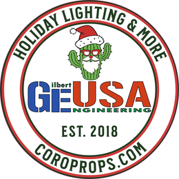 GILBERT USA ENGINEERING COROPROPS.COM HOLIDAY LIGHTING & MORE EST.2018 trademark