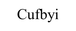 CUFBYI trademark