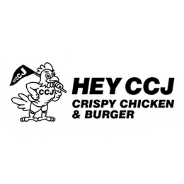 HEY CCJ CRISPY CHICKEN & BURGER HEY CCJ CCJ trademark