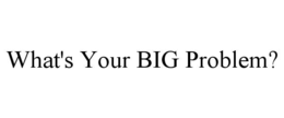 WHAT'S YOUR BIG PROBLEM? trademark