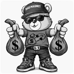 $ $ $ $ $ $ $ BAG MAGNET $ trademark
