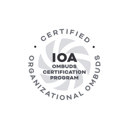 CERTIFIED • ORGANIZATIONAL OMBUDS • IOA OMBUDS CERTIFICATION PROGRAM trademark