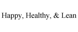 HAPPY, HEALTHY, & LEAN trademark