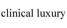 CLINICAL LUXURY trademark