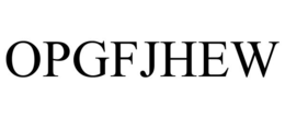 OPGFJHEW trademark