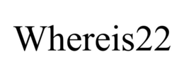 WHEREIS22 trademark
