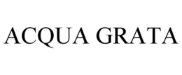 ACQUA GRATA trademark