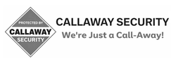 PROTECTED BY CALLAWAY SECURITY CALLAWAY SECURITY WE'RE JUST A CALL-AWAY! trademark